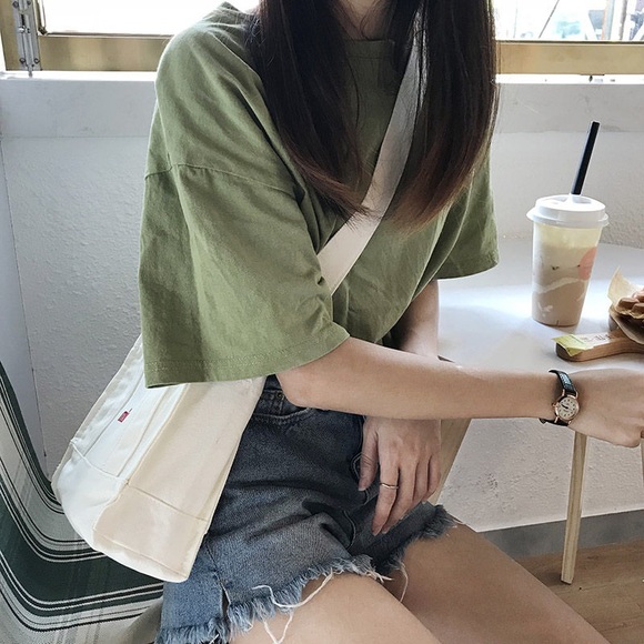 Vintage Embroidered canvas crossbody bag -SOLD - Picture 5 of 10